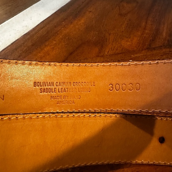 Mark Dingman Crocodile black belt 38 - Picture 7 of 9